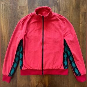 MSGM Milano fleece zip up long sleeve jacket top men’s‎ size L